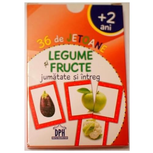 36 De Jetoane. Legume Si Fructe (2 Ani+) von Didactica Publishing House